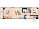 間之町御池レジデンスの間取図