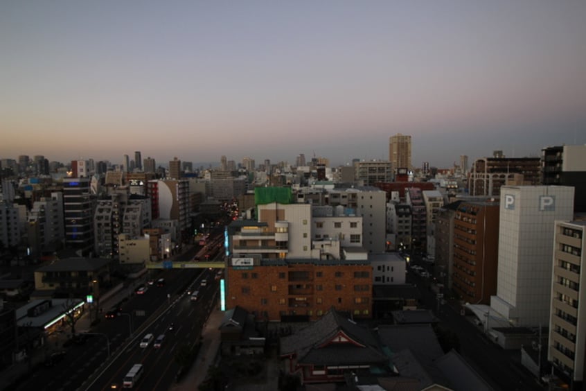 室内からの展望 S-RESIDENCE谷町九丁目