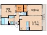 Blezio11 2LDKの間取り