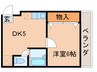クレセ－ル阿波座 1DKの間取り