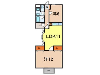 間取図 サンヒルズ芦屋Ⅰ