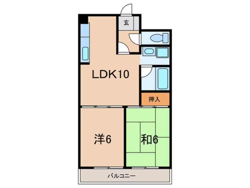 間取図 シブレーム西鈴