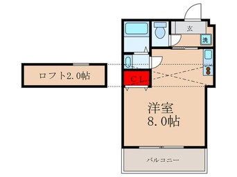 間取図 シェルマンド淡路