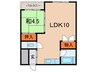 泉マンション 1LDKの間取り