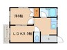 泉マンション 1LDKの間取り