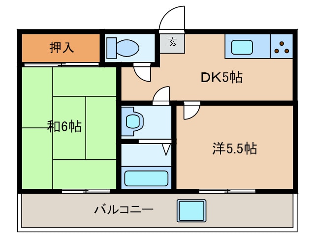 間取り図 ダイバーシティ神戸長田A棟