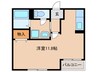 シャトレー参番館 1Rの間取り