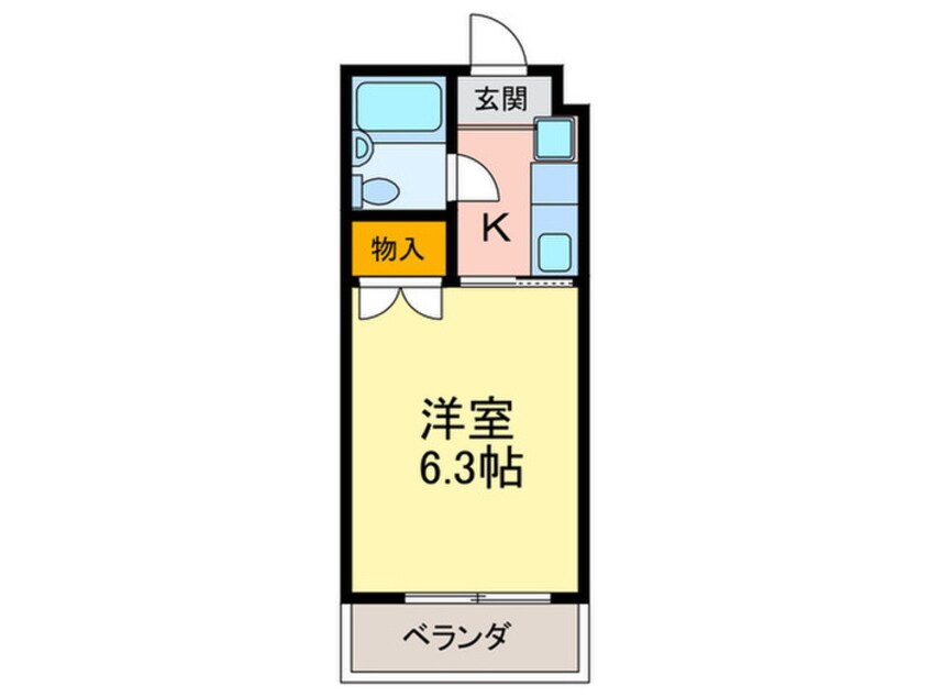 間取図 ルパレ本山中