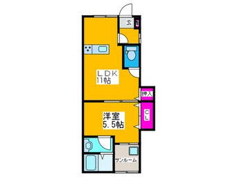 間取図 南住吉文化