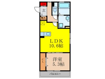 間取図 シャルムC