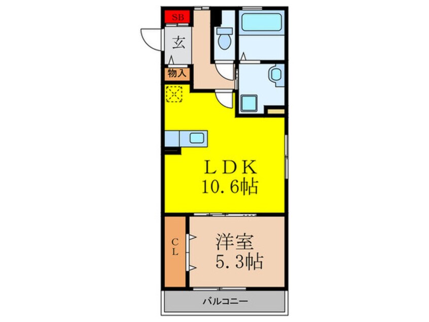 間取図 シャルムC