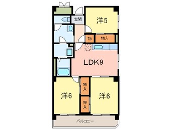 間取図 オ－リッツコ－ト甲南山手