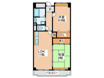 間取図 サンシャイン鶴見緑地