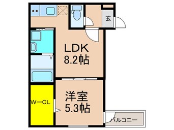 間取図 シャルム　ド　グレイス