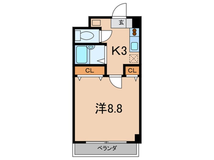 間取図 エストゥディオ甲子園口