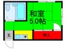 西泉丘ハイツ 1Rの間取り