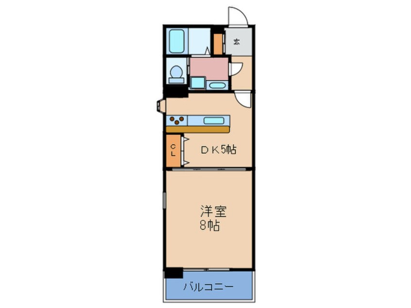 間取図 ＦＵＫＵＥ　ＢＬＤ