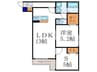 仮)Ｃａｓａ　Ｗｏｏｄ　壬生 1LDK+Sの間取り