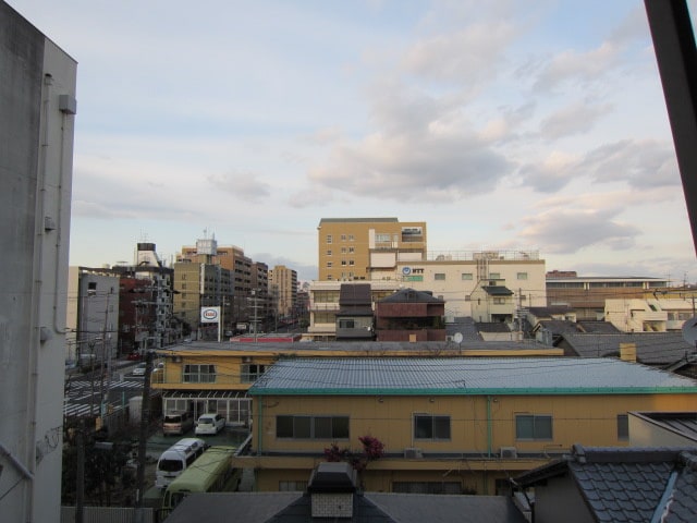 室内からの展望 サントピア阿倍野