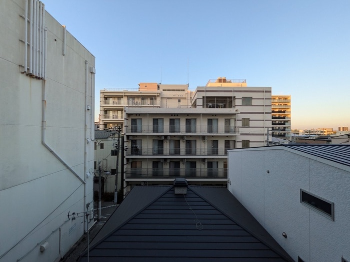 室内からの展望 サントピア阿倍野