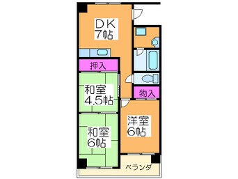 間取図 ハイツ冨士