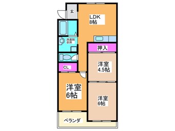 間取図 ハイツ冨士