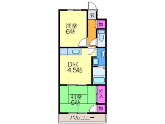 間取図 アベニュ－西長居