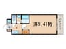 レジディア京都駅前 1Kの間取り