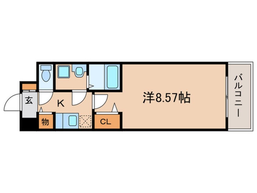 間取図 レジディア京都駅前