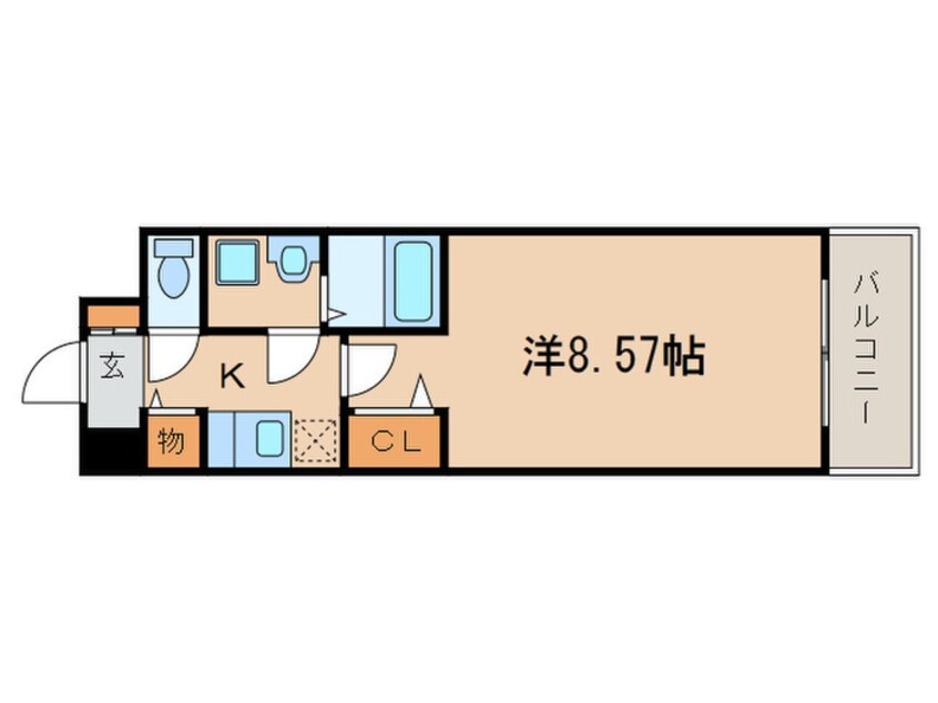 間取図 レジディア京都駅前