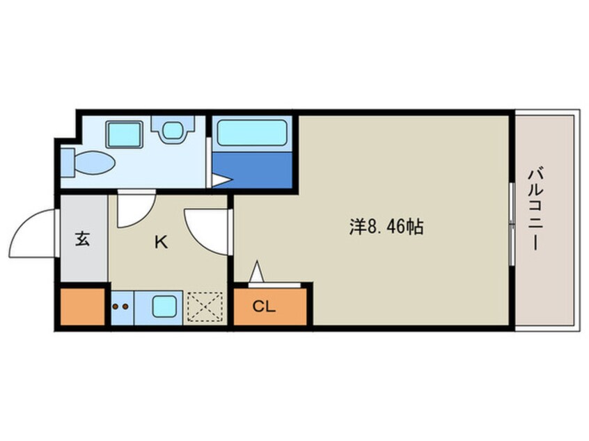 間取図 レジディア京都駅前