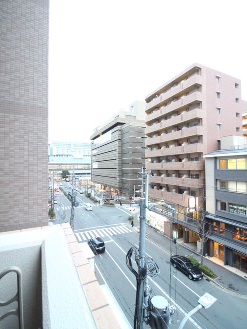 室内からの展望 レジディア京都駅前