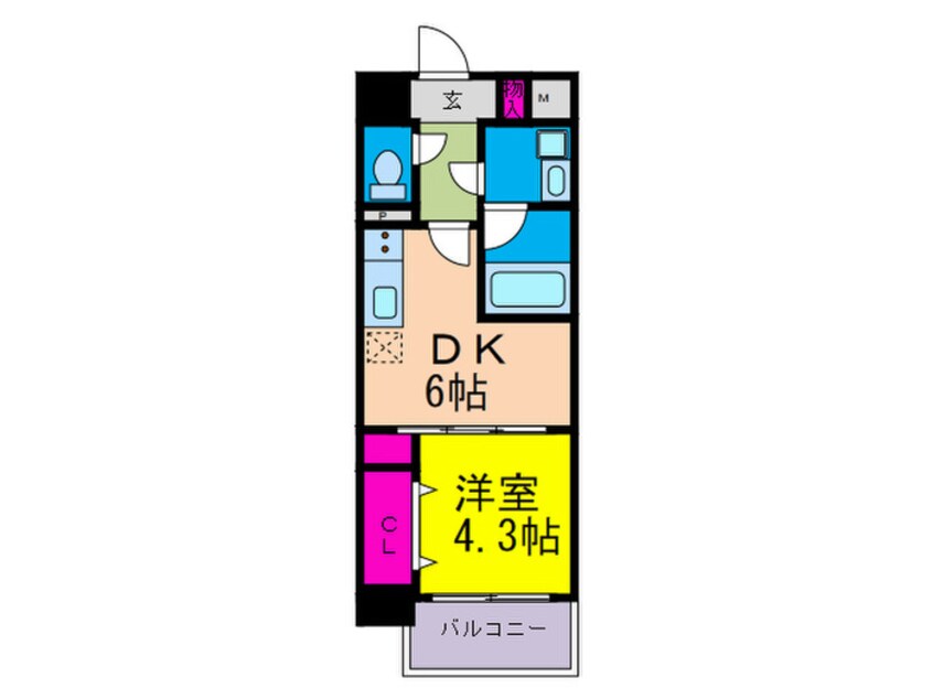 間取図 ｸﾞﾗﾝﾊﾟｼﾌｨｯｸPINE Luxe