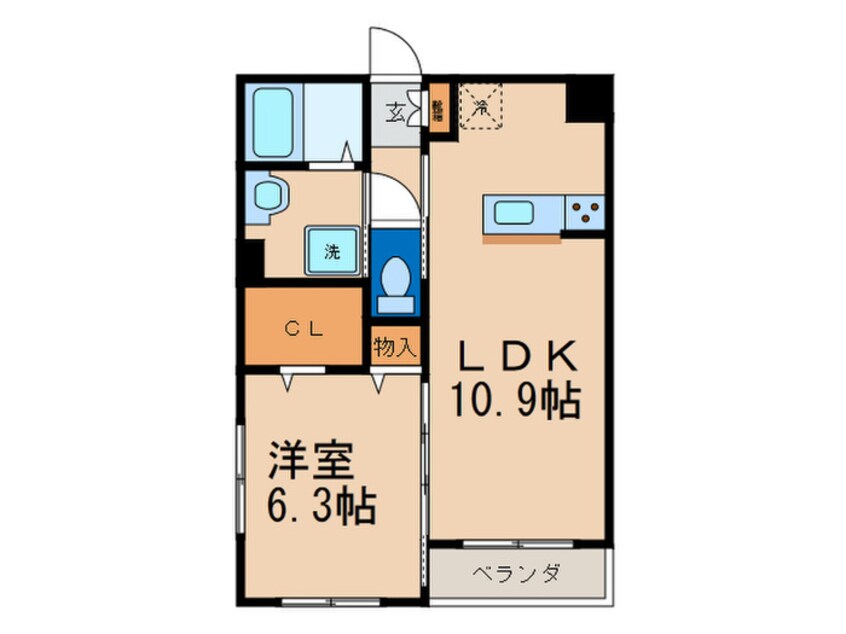 間取図 Classy壬生