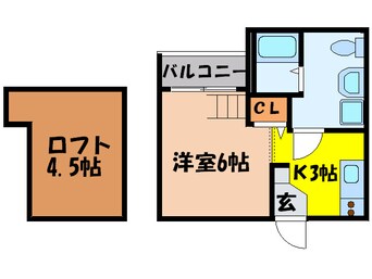 間取図 エストゥディオ鳳