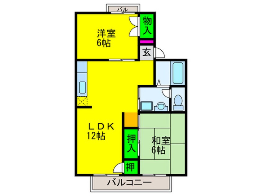 間取図 セジュール１２