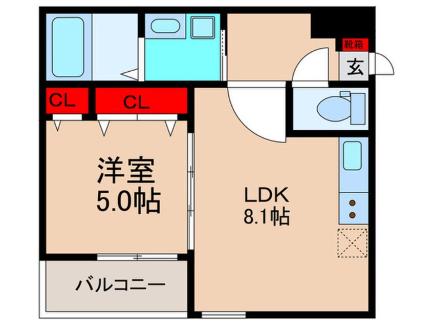 間取図 フジパレス上小阪