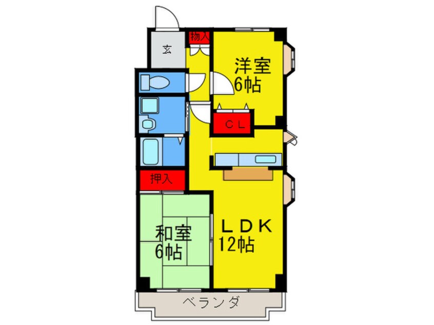 間取図 パラシオＧ