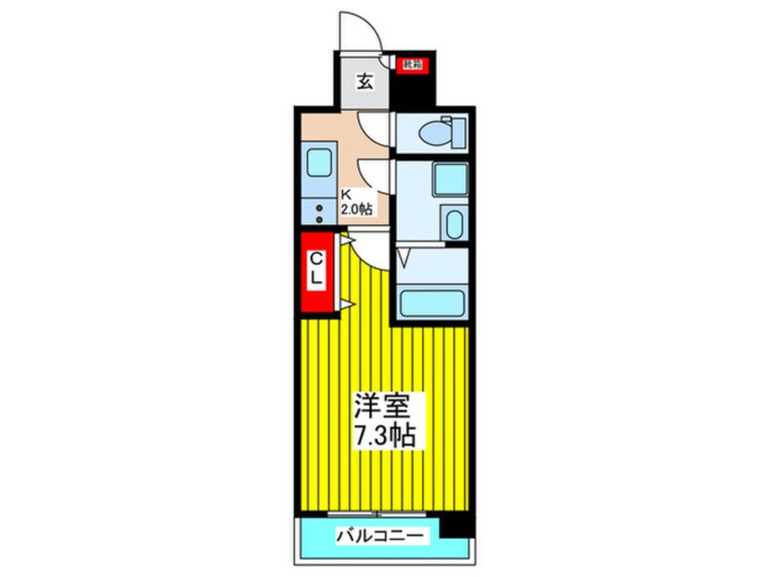 間取図 GROOVE今福鶴見