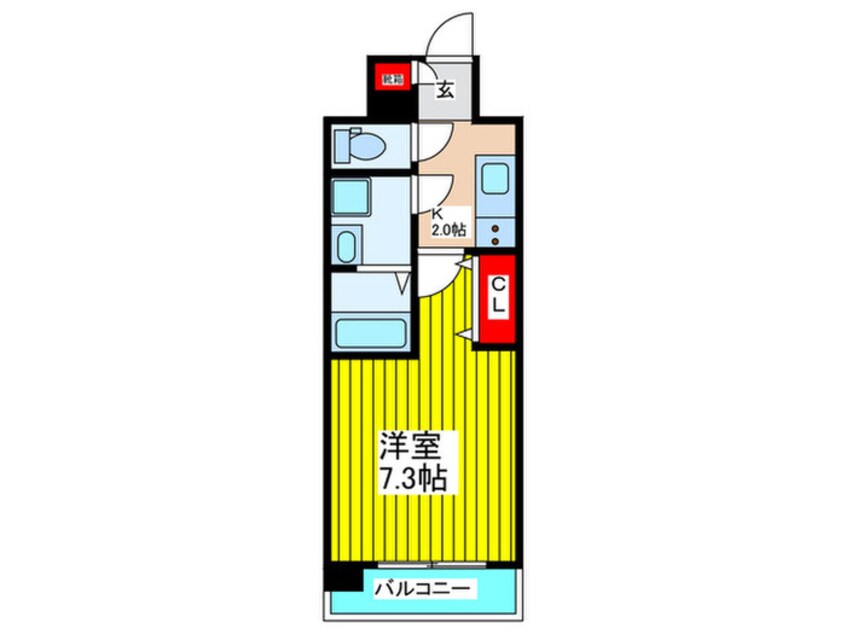 間取図 GROOVE今福鶴見