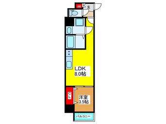 間取図 GROOVE今福鶴見