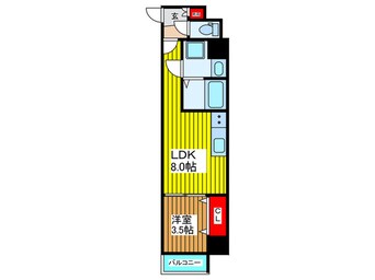 間取図 GROOVE今福鶴見