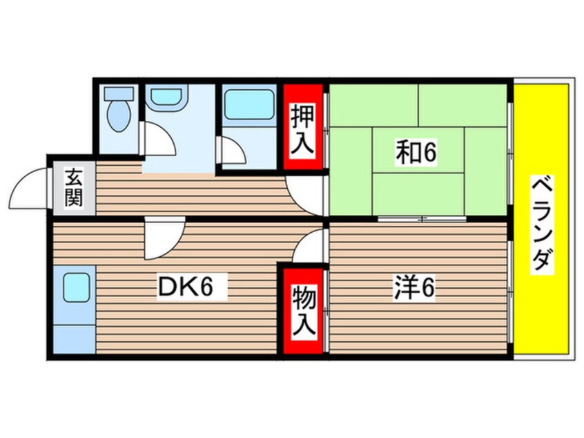 間取図 ハイツ木村