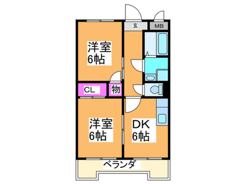 間取図 メゾンマリーネ
