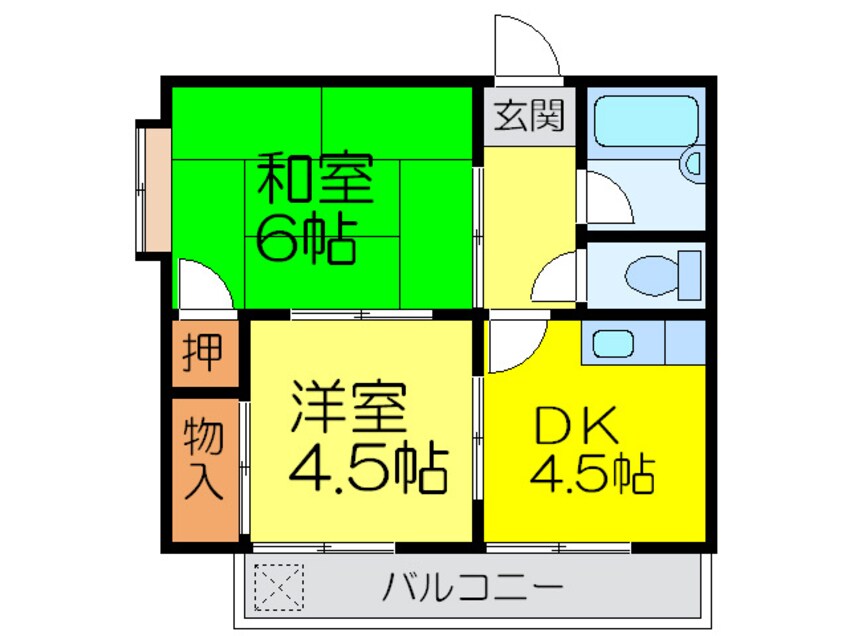 間取図 グレイス・コ－ポ