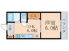 加藤マンション 1DKの間取り