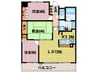 カスタリア上町台 3LDKの間取り