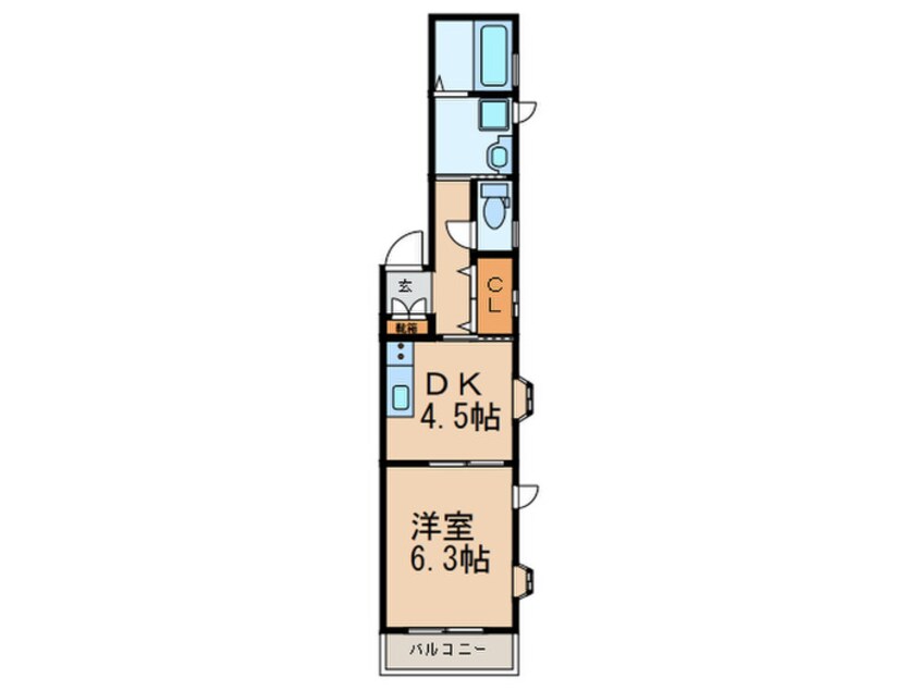 間取図 ベルツリーハウス鈴木２号館