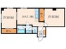 リアライズ尼崎 2DKの間取り