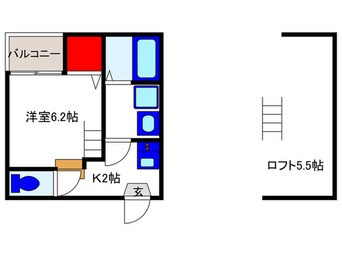 間取図 ハーモニーテラス宝山町